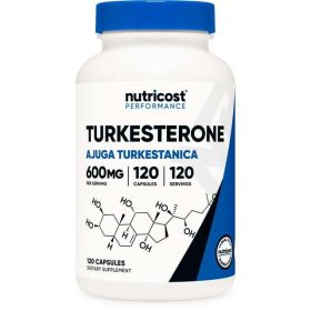 Nutricost Turkesterone Dietary Supplement 600mg, 120 Capsules, Vegetarian, Non-GMO & Gluten Free