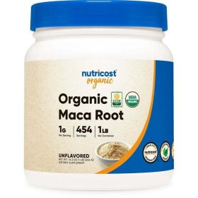 Nutricost Organic Maca Root Powder (454 Grams) - USDA Organic Supplement