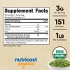 Nutricost Pure Organic Chlorella Powder 16oz - 3000mg per Serving, Supplement