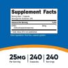 Nutricost DHEA 25mg, 240 Capsules - Gluten Free, Non-GMO Supplement