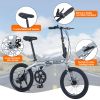 20" Folding City Bike Aluminum Frame 8 Speed Folding Bike