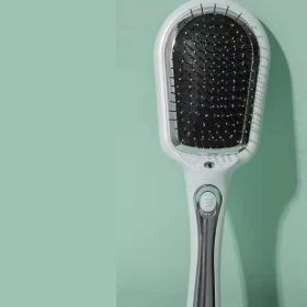 Electric Massage Comb Head Vibration Anion (Option: Bright White)