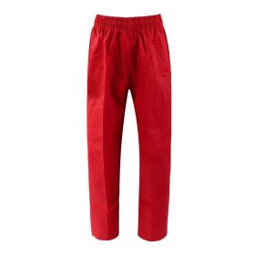 Cotton Sports Pants TKD Uniform Trousers And Shorts Training Wear (Option: TKD Red Pants-XXXS)