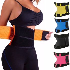 Waist Trainers for Men Women Waist Trimmers Workout Sweat Band Belt for Back Stomach Support (Color: green, size: S)