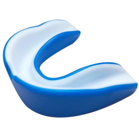 Sports Mouthguard with Transparent Case (Color: Blue, size: adult)