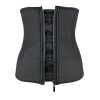 Women Latex Waist Trainer Body Shaper Corsets with Zipper Cincher Corset Top Slimming Belt Black Shapers Shapewear Plus Size