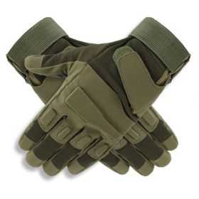 Tactical Gloves Military Combat Gloves with Hard Knuckle for Men Hunting, Shooting, Airsoft, Paintball, Hiking, Camping, Motorcycle Gloves (Color: green, size: X-Large)