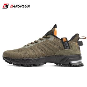 Baasploa 2022 New Men's Casual Sport Shoes Breathable Mesh Male Shoes Outdoor Grass Walking Gym Shoes for Men Running Shoes (Color: 114101-KL, size: 45)