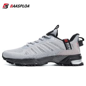 Baasploa 2022 New Men's Casual Sport Shoes Breathable Mesh Male Shoes Outdoor Grass Walking Gym Shoes for Men Running Shoes (Color: 114101-QH, size: 42)