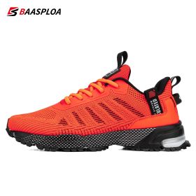 Baasploa 2022 New Men's Casual Sport Shoes Breathable Mesh Male Shoes Outdoor Grass Walking Gym Shoes for Men Running Shoes (Color: 114101-CH, size: 43)