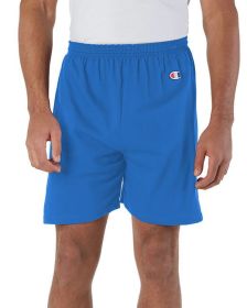 Adult Cotton Gym Short - BLACK - S (Color: Royal blue, size: XL)