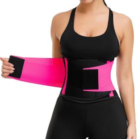 Neoprene Waist Trainer (Color: pink, size: M)